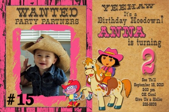 western birthday party